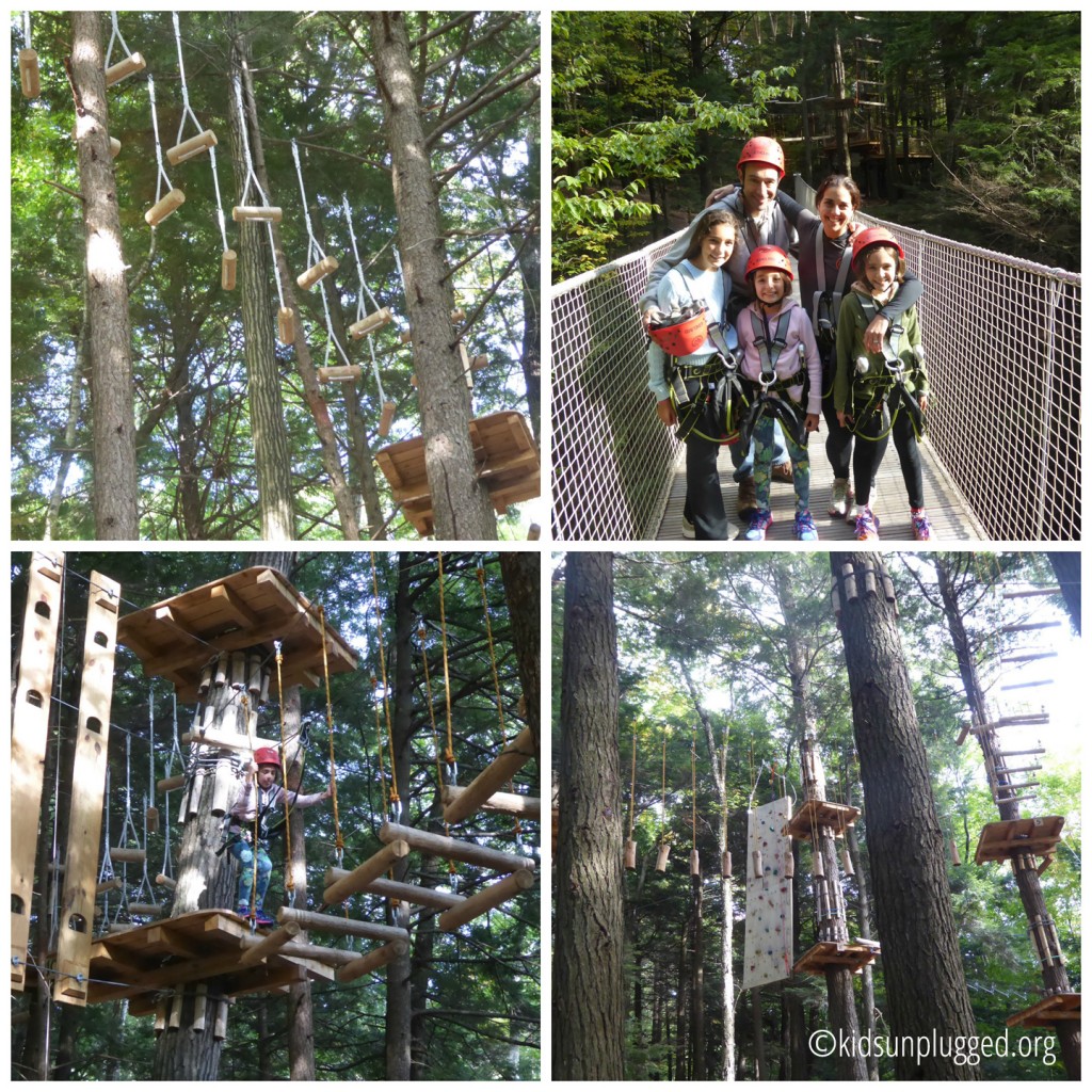 A High Ropes Adventure In The Berkshires Kids Unplugged