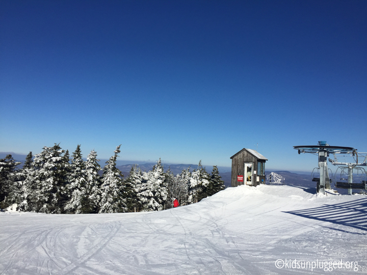 Bluebird skies and great conditions at Stratton Mountain Resort, Vermont