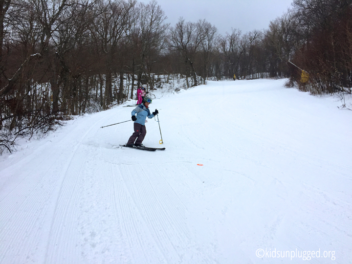 Running drills at Stratton Resort's Women on Snow Camp, Vermont